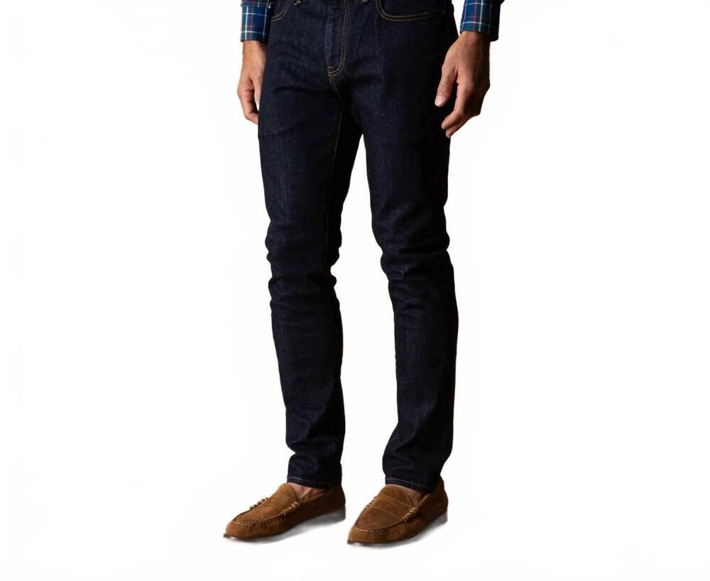 NEW DUCK HEAD slim straight fit jeans in rinse wash